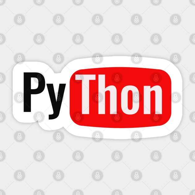Python YouTube Sticker by FaixaPreta